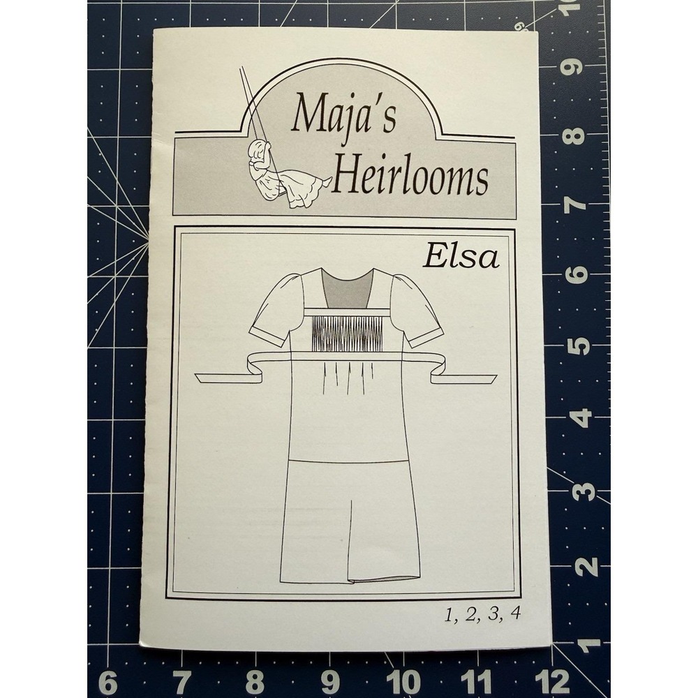 Maja's Heirlooms Pattern: ELSA Children's Top / Dress w Gathered /Pleated Bodice